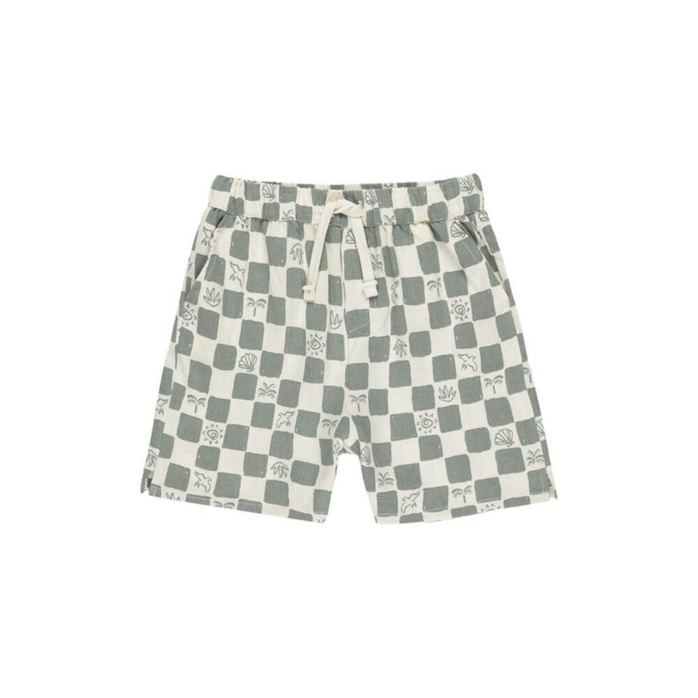 Rylee + Cru Collective Girls  Perry Linen-Blend Short